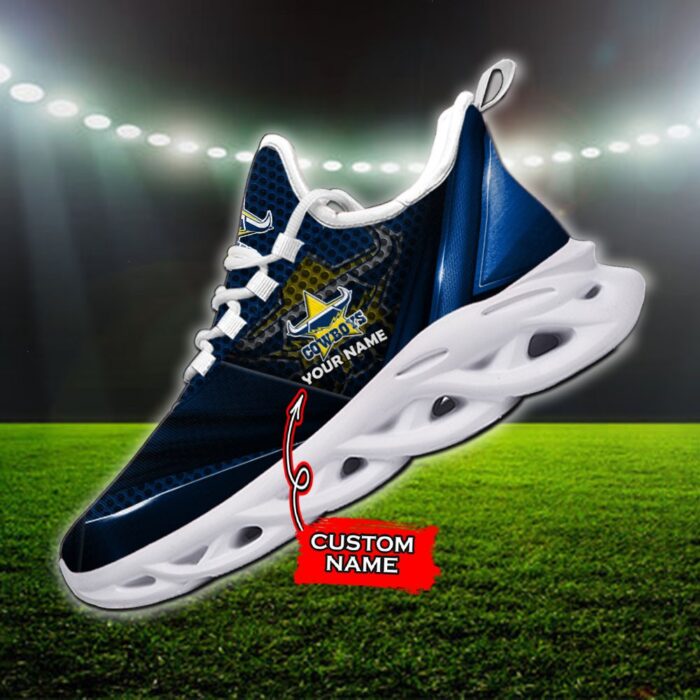 NRL North Queensland Cowboys Custom Name Max Soul Sneaker