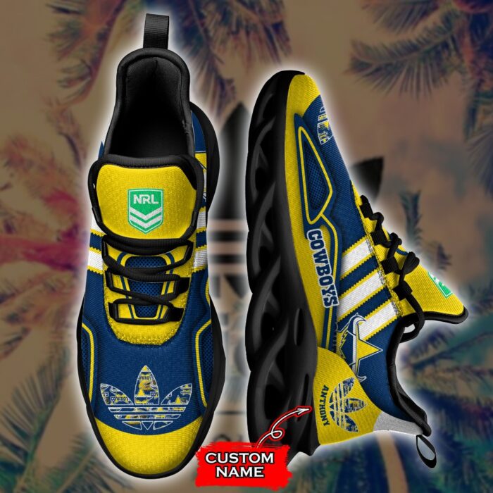 NRL North Queensland Cowboys Max Soul Sneaker Adidas 34 M12HTN3253