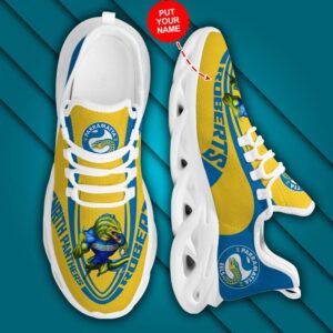 NRL Parramatta Eels Custom Name Mascot Max Soul Shoes