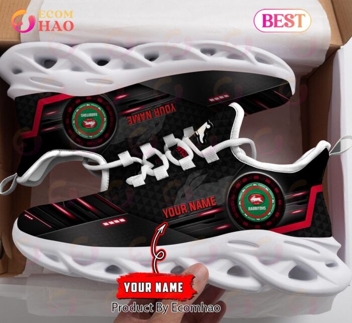 NRL South Sydney Rabbitohs Custom Name 2023 New Max Soul Shoes V1