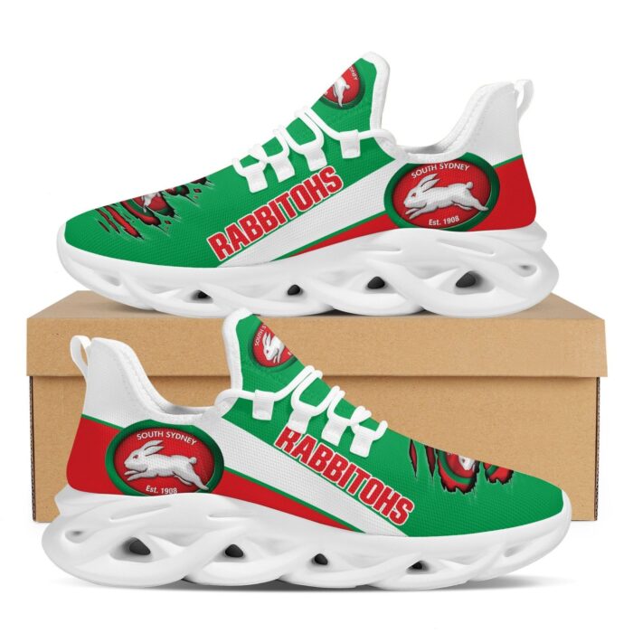 NRL South Sydney Rabbitohs Green Scratch Max Soul Shoes