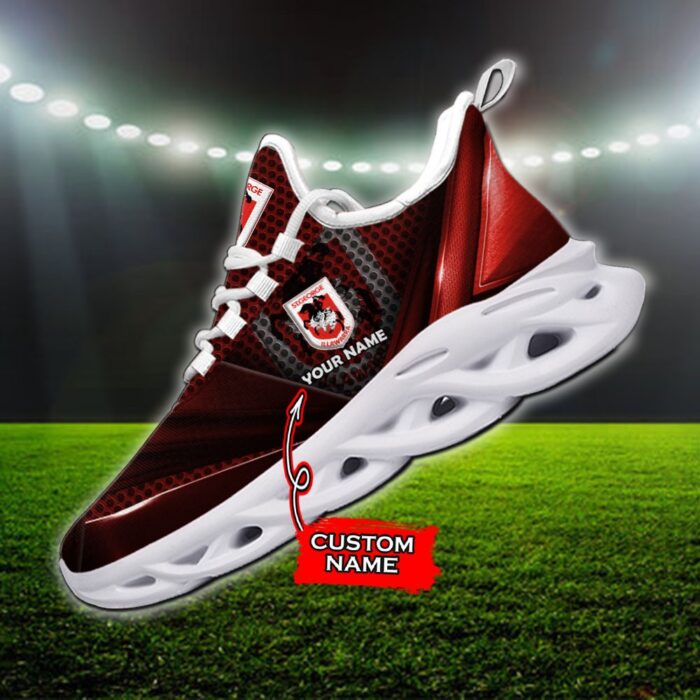 NRL St. George Illawarra Dragons Custom Name Max Soul Sneaker