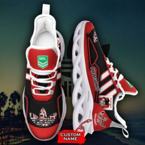 NRL St. George Illawarra Dragons Max Soul Sneaker Adidas 34 M12HTN3257