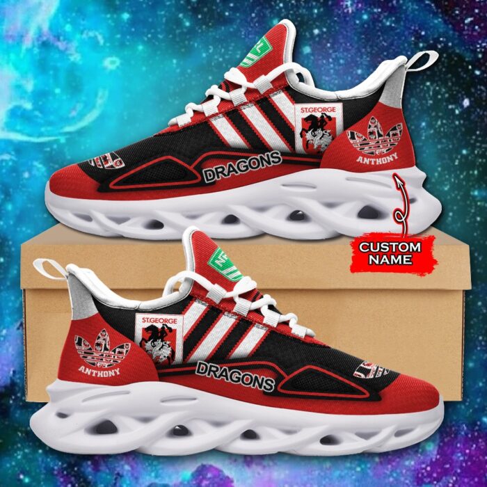 NRL St. George Illawarra Dragons Max Soul Sneaker Adidas 34 M12HTN3257