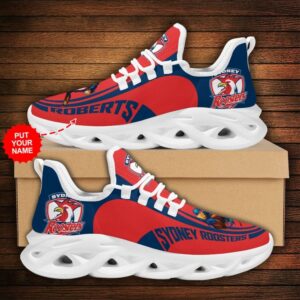 NRL Sydney Roosters Custom Name Mascot Max Soul Shoes