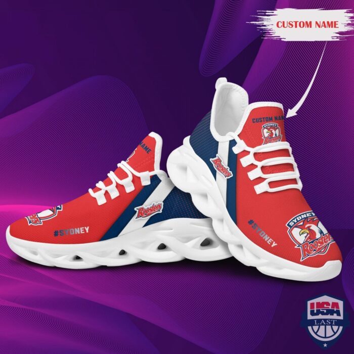 NRL Sydney Roosters Custom Name Max Soul Shoes