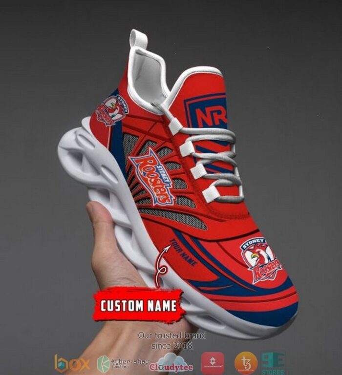 NRL Sydney Roosters Custom Name Max Soul Shoes V3