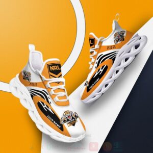 NRL Wests Tigers Custom Name Max Soul Shoes V4