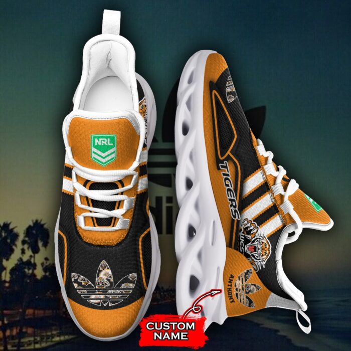 NRL Wests Tigers Max Soul Sneaker Adidas 34 M12HTN3259