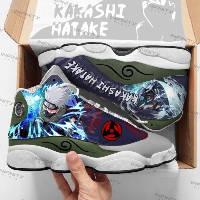 Naruto Hatake Kakashi Air Jordan 13 Sneaker