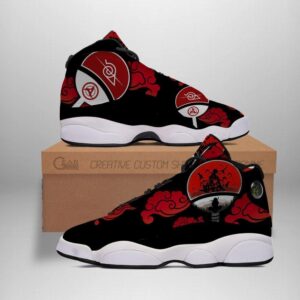 Naruto Uchiha Itachi Air Jordan 13 Sneaker Shoes