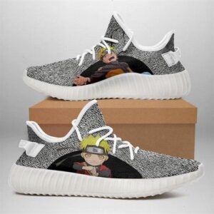 Naruto Yeezy Shoes Gift Idea For Him Son Boyfriend Father's Day Shoes Yeezy Sneakers H94