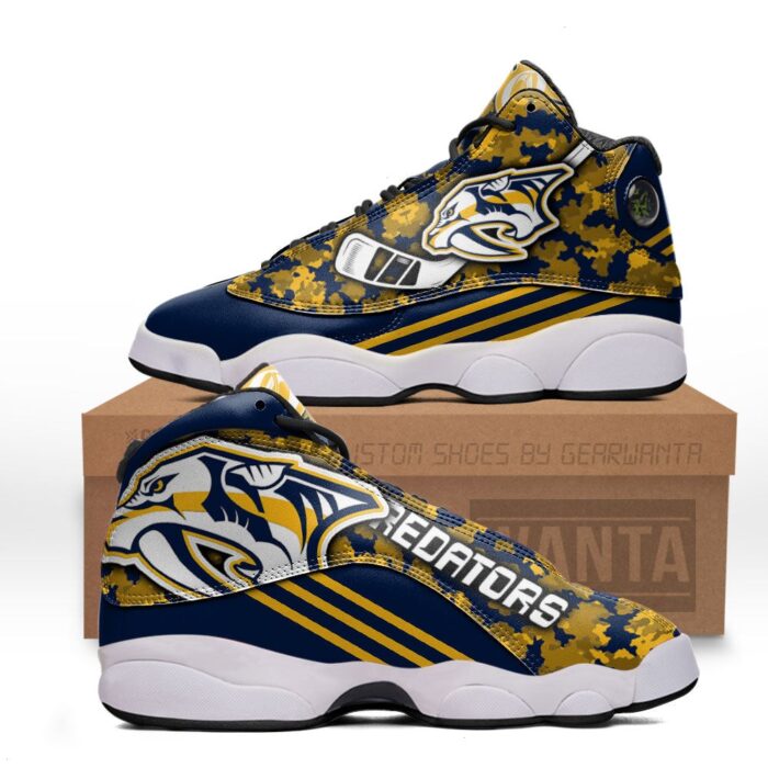 Nashville Predators JD13 Sneakers Custom Shoes