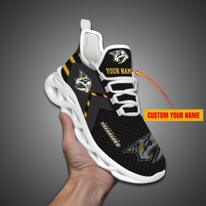 Nashville Predators Personalized NHL Luxury Max Soul Shoes