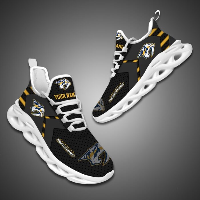 Nashville Predators Personalized NHL Luxury Max Soul Shoes