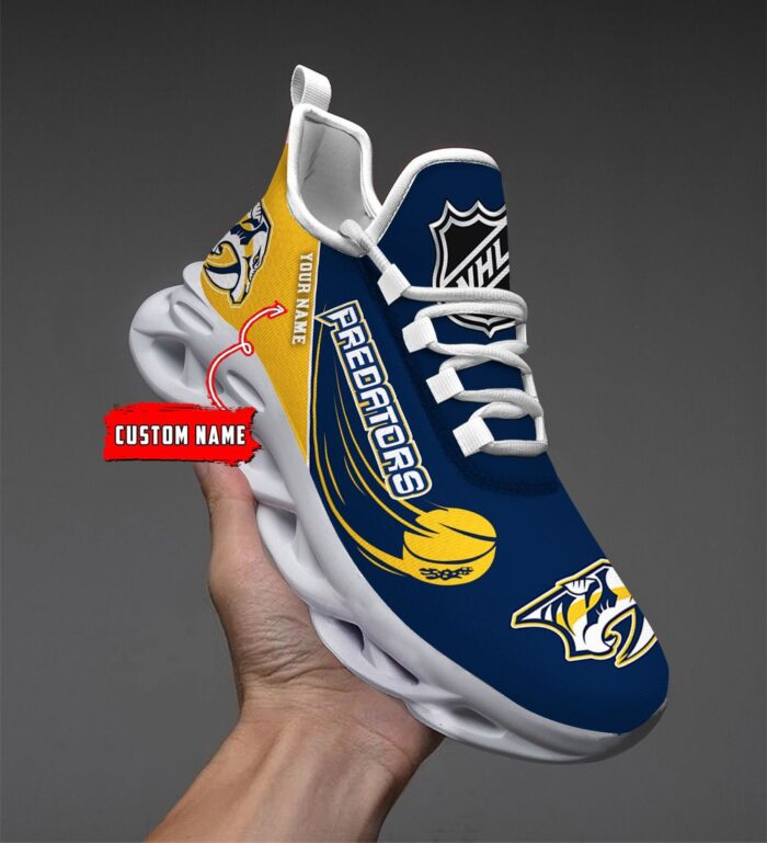 Nashville Predators Personalized NHL New Max Soul Shoes