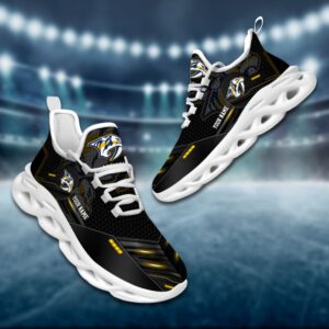 Nashville Predators Personalized NHL Sport Black Max Soul Shoes