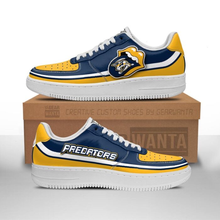 Nashville Predators Sneakers Custom Force Shoes Sexy Lips For Fans