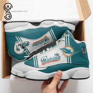 National Football League Miami Dolphins Air Jordan 13 Shoes