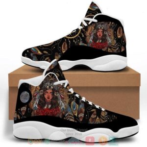 Native American Girl Black Air Jordan 13 Shoes