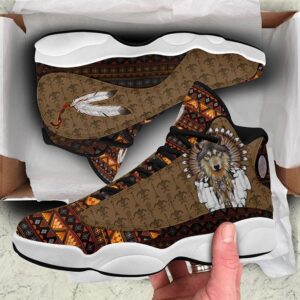 Native Wolf Dreamcatcher Air Jordan 13 Shoes