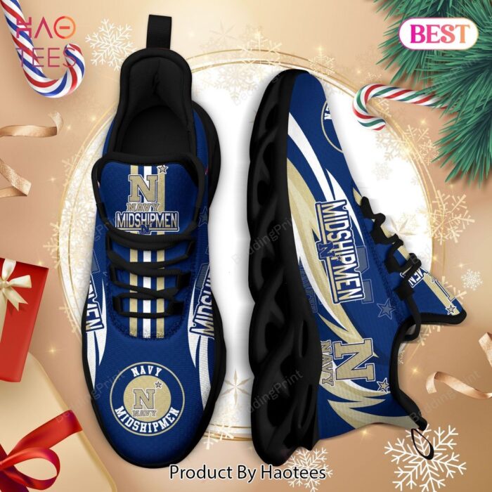 Navy Midshipmen NCAA Max Soul Shoes Fan Gift