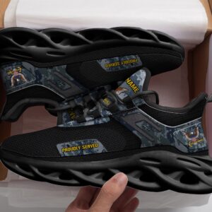 Navy Personalized Veteran Premium Max Soul Shoes