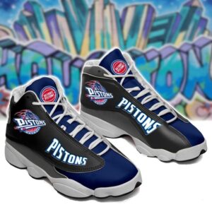 Nba Detroit Pistols Basketball Team Air Jordan 13 Sneaker Shoes