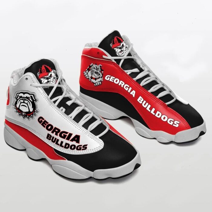 Ncaa Georgia Bulldogs Football Team Air Jordan 13 Sneaker Shoes