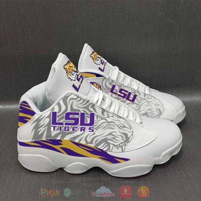 Ncaa Lsu Tigers Air Jordan 13 Shoes