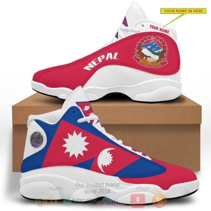 Nepal Personalized Air Jordan 13 Shoes