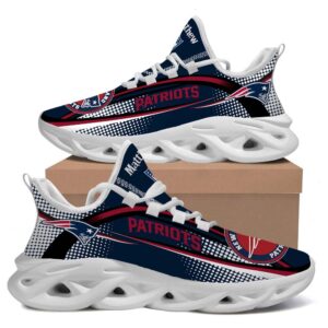 New England Patriots Custom Personalized 2 Max Soul Sneaker Running Sport Shoes for Fan