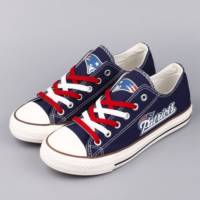 New England Patriots Custom Shoes Low Top Canvas Shoes