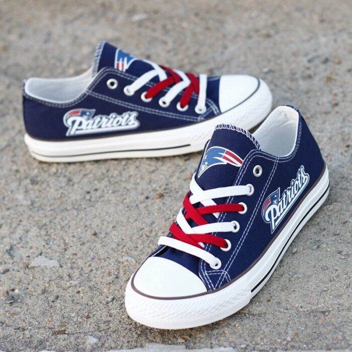 New England Patriots Custom Shoes Low Top Canvas Shoes