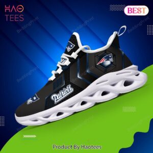 New England Patriots NFL Black Color Max Soul Shoes