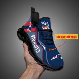 New England Patriots NFL Customized Unique Max Soul Shoes