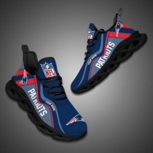 New England Patriots NFL Customized Unique Max Soul Shoes