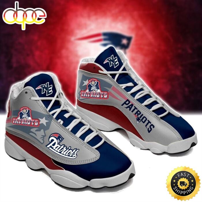 New England Patriots NFL Ver 4 Air Jordan 13 Sneaker