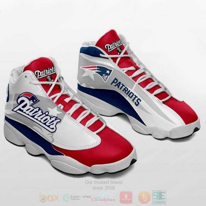 New England Patriots Nfl Team Air Jordan 13 Shoes