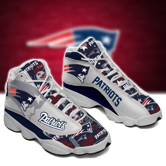 New England Patriots Nfl Ver 9 Air Jordan 13 Sneaker