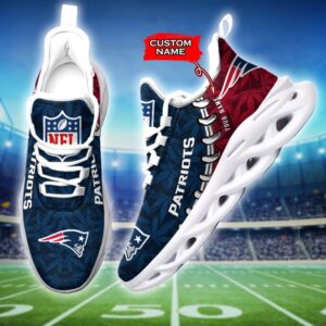 New England Patriots Personalized Max Soul Shoes for Fan