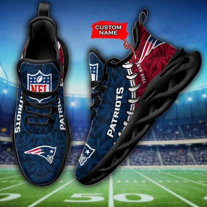 New England Patriots Personalized Max Soul Shoes for Fan