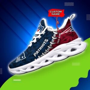 New England Patriots Personalized Max Soul Shoes for Fan