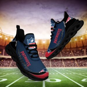 New England Patriots Personalized NFL Max Soul Shoes