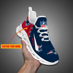 New England Patriots Personalized NFL Max Soul Shoes Fan Gift