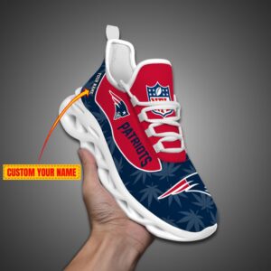 New England Patriots Personalized Weed Limited Edition Max Soul Shoes