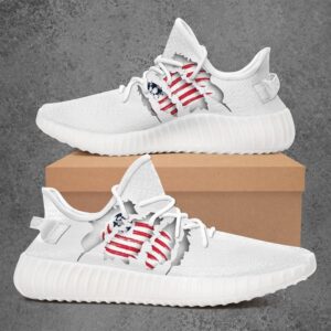 New England Revolution Mls Yeezy White Km9Mr Shoes Sport Sneakers Yeezy Shoes