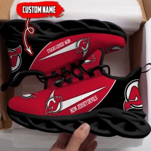 New Jersey Devils Custom Name NHL New Max Soul Shoes