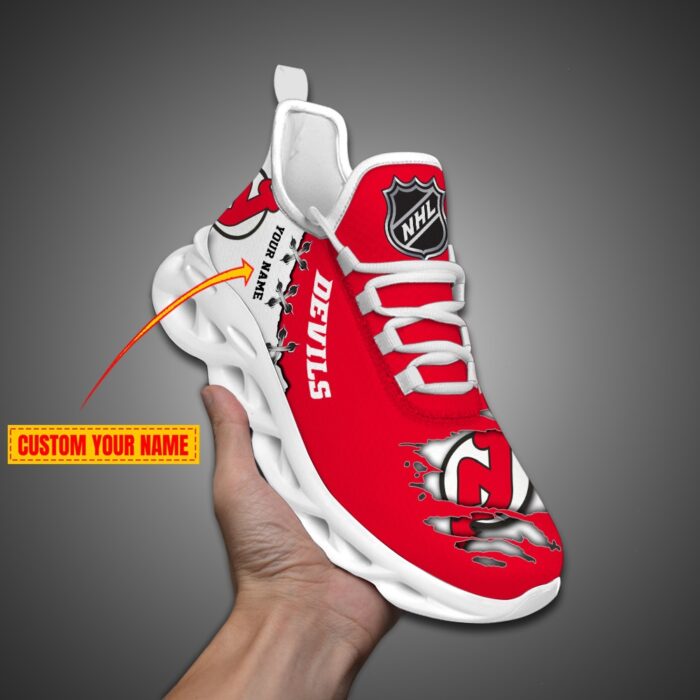 New Jersey Devils Personalized NHL Max Soul Shoes