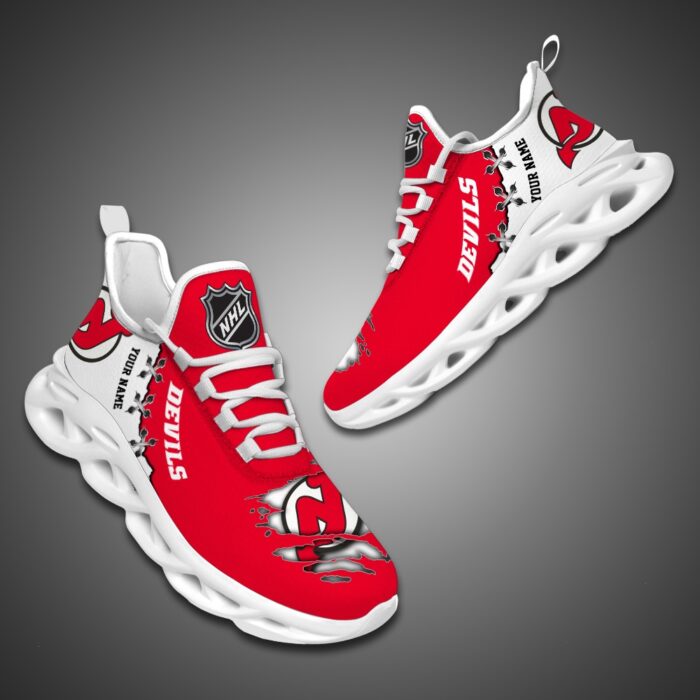 New Jersey Devils Personalized NHL Max Soul Shoes